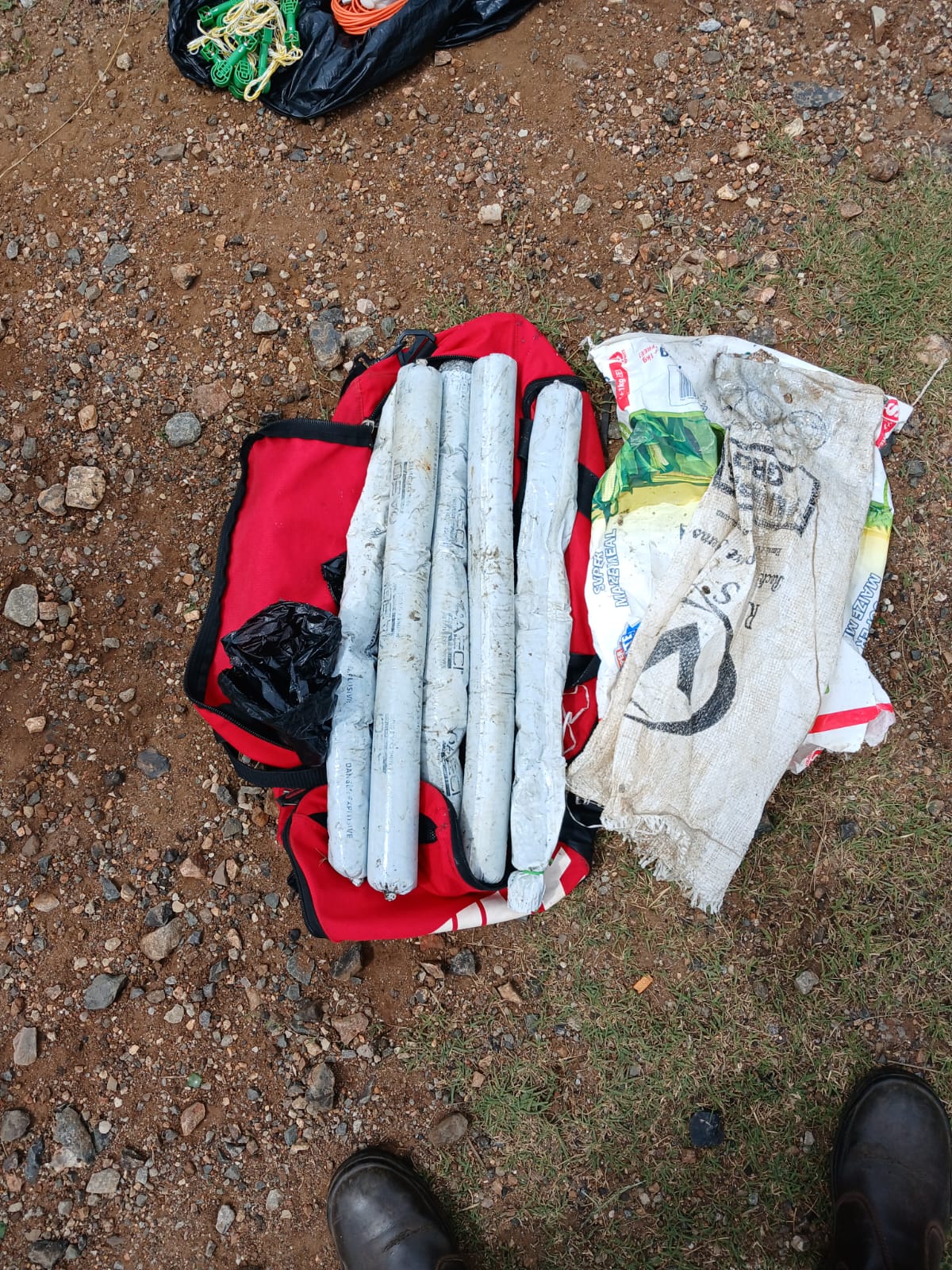 NW police bust suspects in with explosives in a Zama Zama ridden town