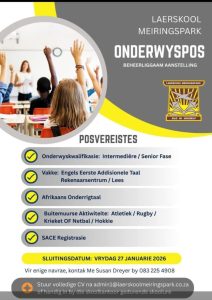 Teaching Vacancy (Governing Body Post)